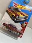 Hot Wheels 2017 Super Treasure Hunt  63 Chevy Ii Pink Hw Flames  7 10  new 