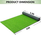 Large 3 3ft X 33ft Realistic Artificial Grass Turf Rug For Indoors   Outdoors