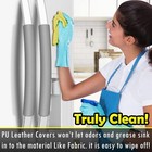 Refrigerator Door Handle Covers  6pcs  Leather Kitchen Appliance Handle Cover   