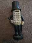 Vintage Mr  Peanut Planters Peanuts Cast Iron Coin Bank Collectible