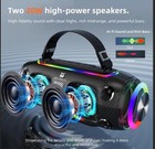 Karaoke Machine  Portable Bluetooth Speaker With 2 Wireless Microphones For A   