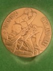 1964 Tokyo Olympic Games Genuine Copper Medal In Original Hinomaru Case