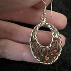 Silver Dangle Earrings Made In Mexico