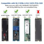 M 2 Ssd Box Nvme Card Reader Usb Hub External Connection M2 Ssd M Expansion Dock