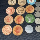 Large Lot Of Coins Tokens Chips Wooden Nickel And More 