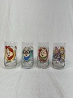 1985 Alvin And The Chipmunks Drinking Glasses Complete Set Of 4 Hardee   s Vintage