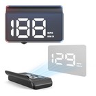 Digital Speedometer Car Hud Head Up Display - Mph Km h  Overspeed Alarm 