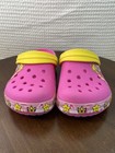 Crocs Fun Lab Super Mario Brothers Princess Peach Clog Size 3 Junior Girls