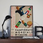 Soccer World Cup Poster   Every World Cup Print - Available In 4 Sizes