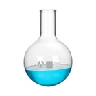 Lab Glassware 50ml-5000ml Transparent Borosilicate Flask Round Flat Bottom
