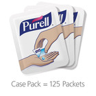 Purell Singles Advanced Hand Sanitizer Gel  Fragrance Free  125 Count Single-use
