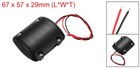 Black Shell Dc 12v 6200rpm Vibrating Vibration Motor For Cushion