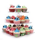 Cupcake Stand  Clear Acrylic Cupcake Display Stand Tower     Three Tier S New