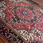 Superb Antique Heriz Hand-knotted Exquisite Rug 7    5    X 9    1     inv61  7x9