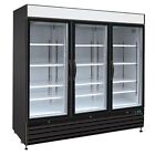 Kratos Commercial Display Refrigerator  Swing Glass 3 Door Merchandiser- 81 w 72