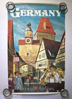 Germany  National Airlines Promo Poster  Approx  27x41  1970 s