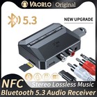 New Nfc Bluetooth 5 3 Audio Receiver Aux Rca Usb Tf Stereo Adapter Fast Shipping