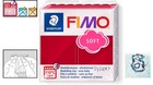 Fimo Soft 57g Cherry Red Oven-hardening Clay - Unlimited Creative Possibilities