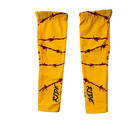Pedal Industries Jack O Lantern Visibility Thermal Cycling Arm Warmers - Size L