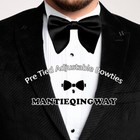 Bow Ties For Men  Pre Tied Bowtie Adjustable Oversize Mens Bow Tie For Tuxedo