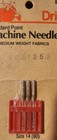 Vintage Sewing Machine Needles Size 14  90  1983 Dritz 3 Pc 
