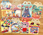 Vintage 1994 Mcdonald s Happy Birthday Happy Meal Boxes Complete Set Of 4 New