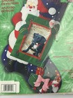Plaid Bucilla Felt Applique Christmas Stocking Kit 18    Favorite Pet 84427 Nos