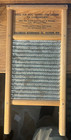 Vintage Dubl Handi Columbus Washboard Co  Washing Board 18     8 5  X 1 