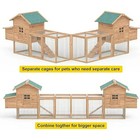 Backyard Chicken Coop For 4-8 Chickens Wooden Hen Rabbit House Poultry Pet Hutch