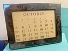 Three  3  Tiffany   Co  Sterling Silver Perpetual Desk Calendar Engraved