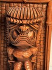 Vintage Coco Joe s Hapa Wood Ku Tiki Bookend Figurine Made In Hawaii 