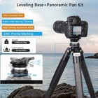 Tripod Leveling Base Camera Leveler Adjusting Plate 360   Panoramic Pan Base
