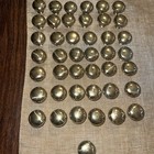 Vintage Heavy Brass Knob  Door drawer Pull 1 25  Furniture cabinet   qty  43 