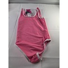Hello Kitty Girls One Piece Swimsuit Pink White Nwt Size M 7-8 Sanrio