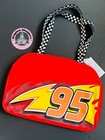 2026 Disney Parks Cars Lightning Mcqueen Red Large Canvas Tote Bag New