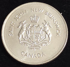 Saint John  Nb  Loyalist Days  Trinity Church   2  Municipal  Trade Dollar  Toke