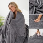 Electric Blanket Full Size 72 x 84  Large Heated Blanket 5 Heating Levels Soft