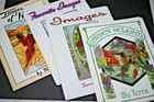 Sp79 Lot Of 4 Vintage Stained Glass Pattern Books By Terra Parma