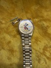 Seiko Quartz Mickey Mouse Watch Stainless Steel Disney Needs Battery Vintage