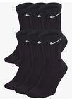 Nike Dri Fit Dry Cushioned Cotton Crew Socks 6 Pairs Medium