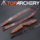 60  Takedown Recurve Bow 25-60lbs Hunting Wooden Archery Adult Target Shooting