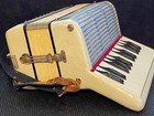 Vintage 1960 s Silvertone 25 12 Accordion With Case - Small   Kids Size - Italy