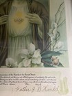 Consecration Of The Family To The Sacred Heart Jesus Framed 18 1 2   x 13 1 2    Vtg