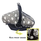 Carseat Cover For Baby  Infant Car Seat Cover Canopy easy In And Out  Kick Proof