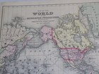 1876 Map the World  B w Climate   Geological Maps Of The Usa