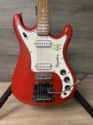 1965 Magnatone Tornado X-15 Red Sparkle Electric Guitar With Hard Case  2687