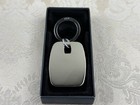 Silver Waffle House Promotional Advertising Keychain