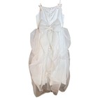 Mori Lee By Madeline Gardner Holy Communion  Flower Girl Dress  Sz 9 10  White