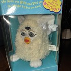 1999 New Tiger Electronic Furby Babies Lamb Sheep Curly Hair Model  70-940