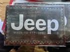 Jeep Made To Explore 8x12 Metal Sign Vintage Weathered Red Blue Shop Mancave